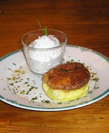 Petits flans aux asperges et au curry
