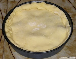 Couvrez de pâte