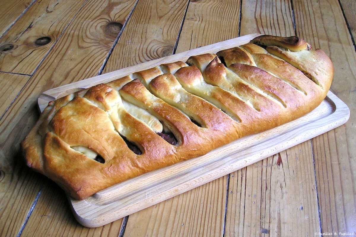 Brioche suédoise au Nutella, sans oeufs