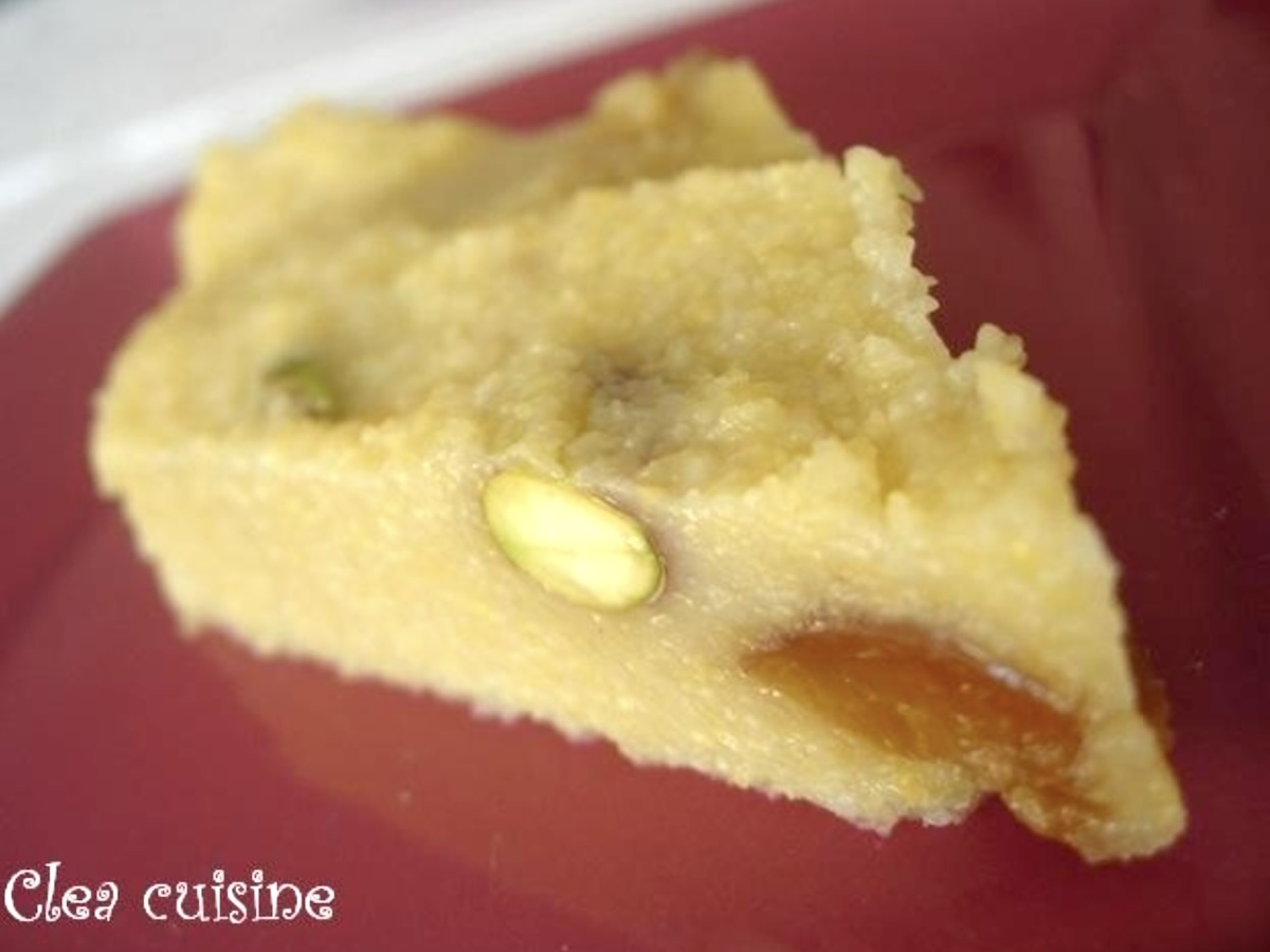 Carrés de polenta au lait de riz