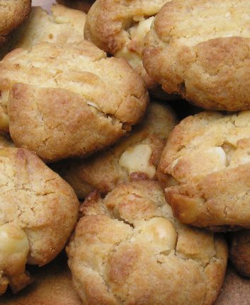 Cookies au miel et aux noix de macadamia