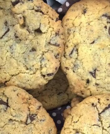 Cookies aux pépites de chocolat sans oeufs sans lait