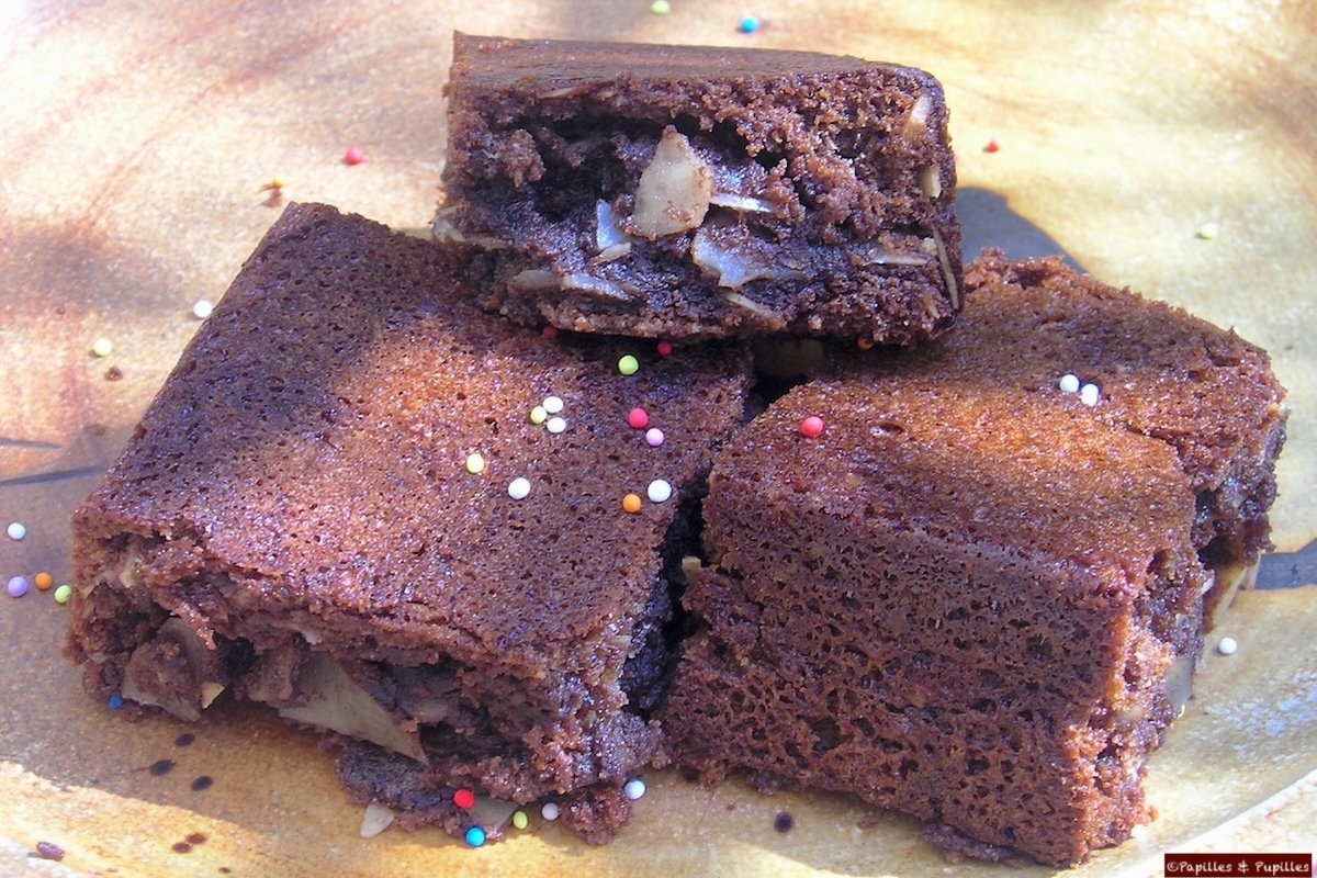 Gâteau d'anniversaire chocolat amandes