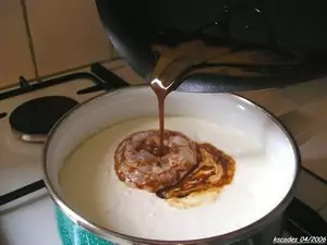 Versez dans la crème