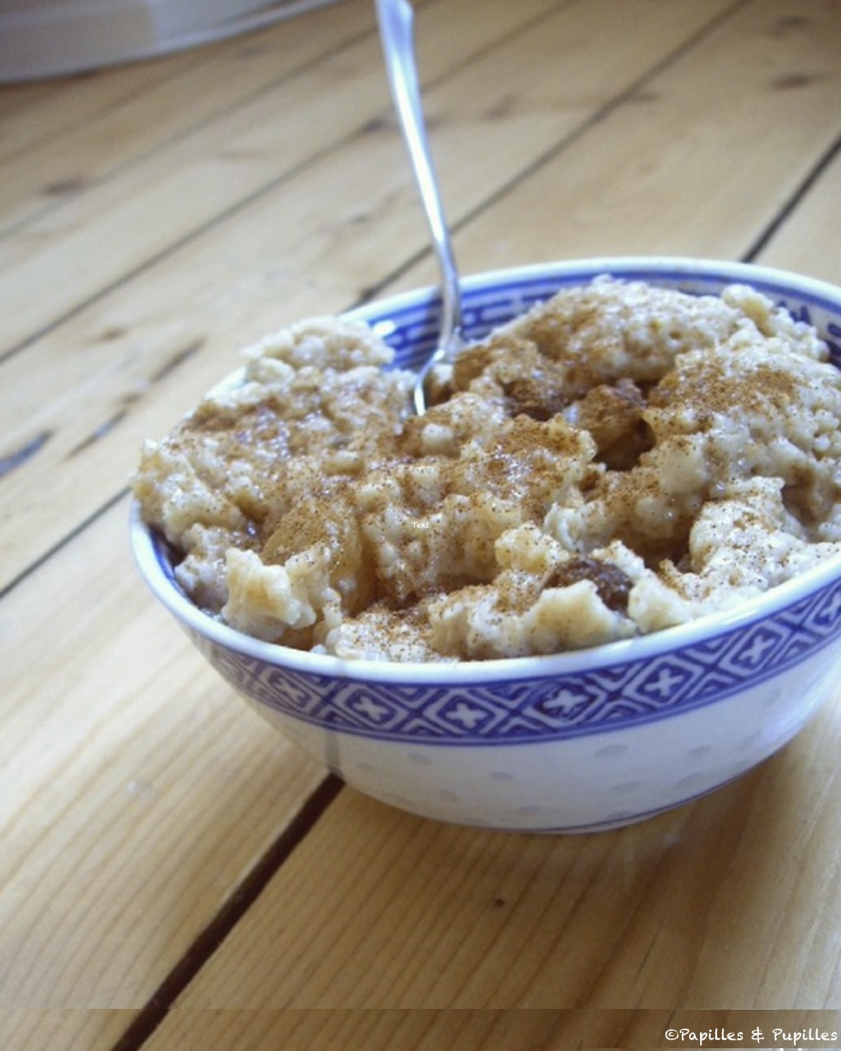 Porridge d'avoine au lait et aux épices douces