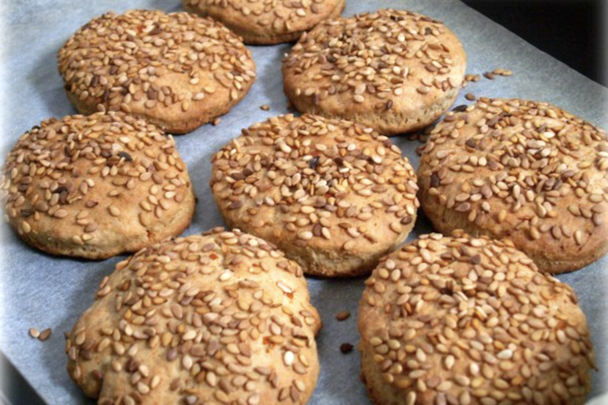 Sablés aux zestes d'orange et au sésame