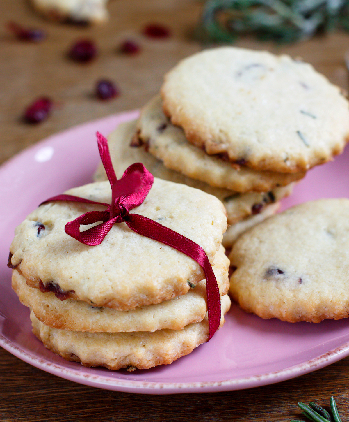 Shortbreads aux cranberries ©De MariaKovaleva shutterstock