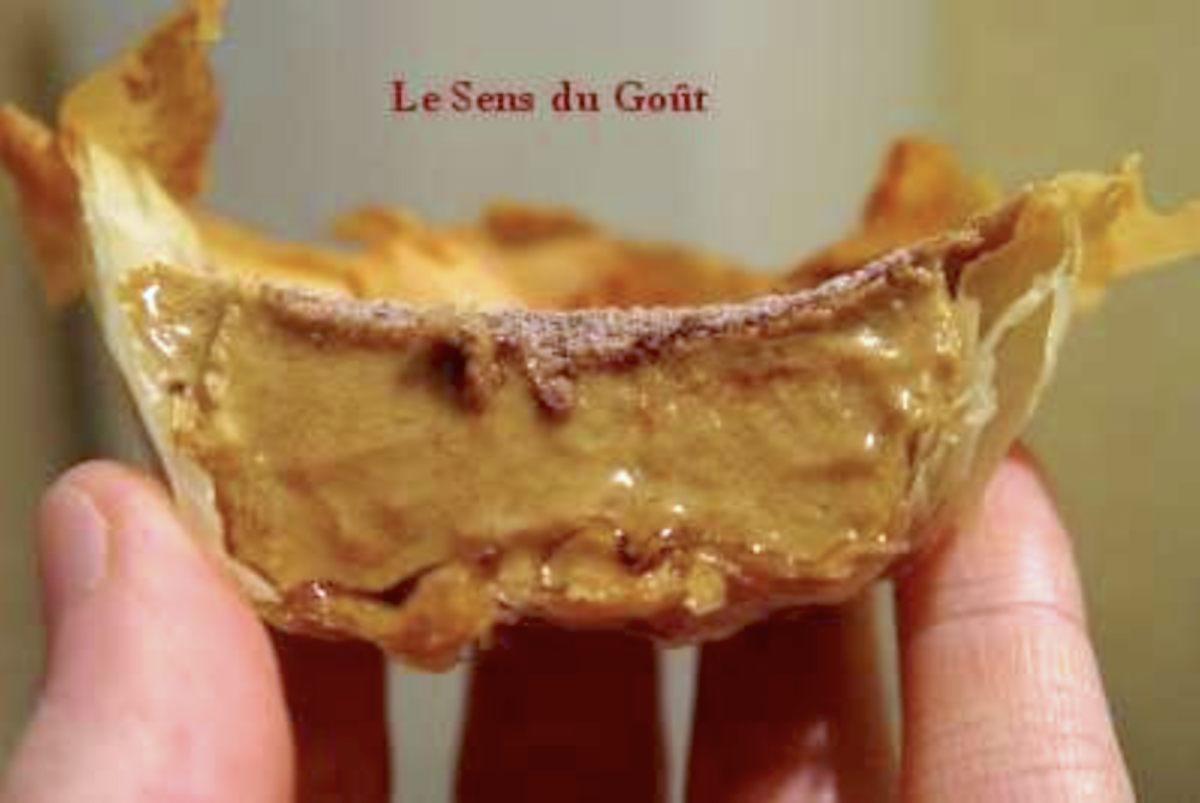 Tartelette - coupe transversale