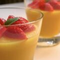 Crème de fruits exotiques aux fraises