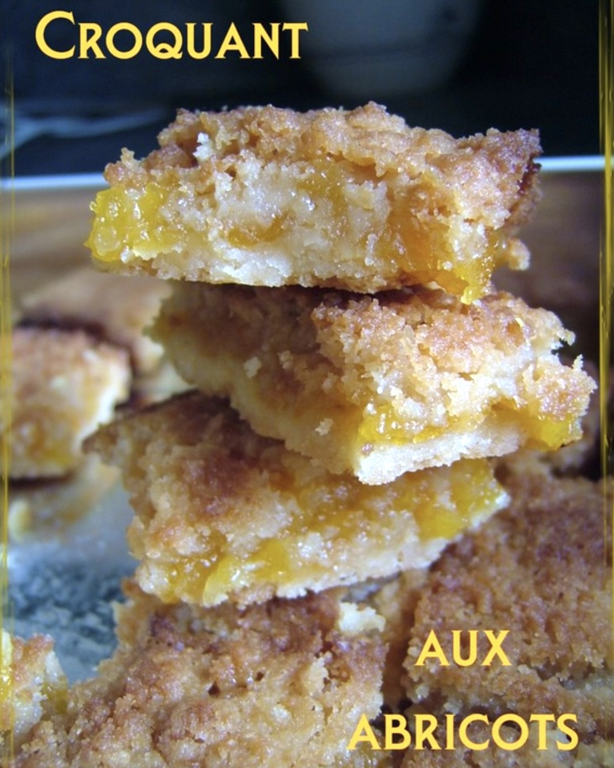 Croquants aux abricots