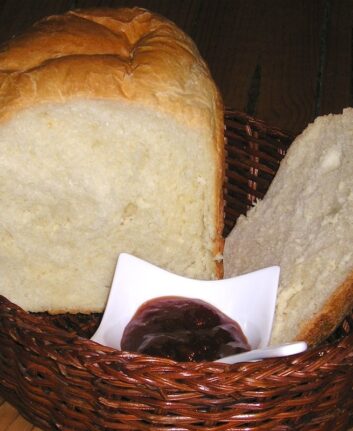 Pain de mie en machine à pain