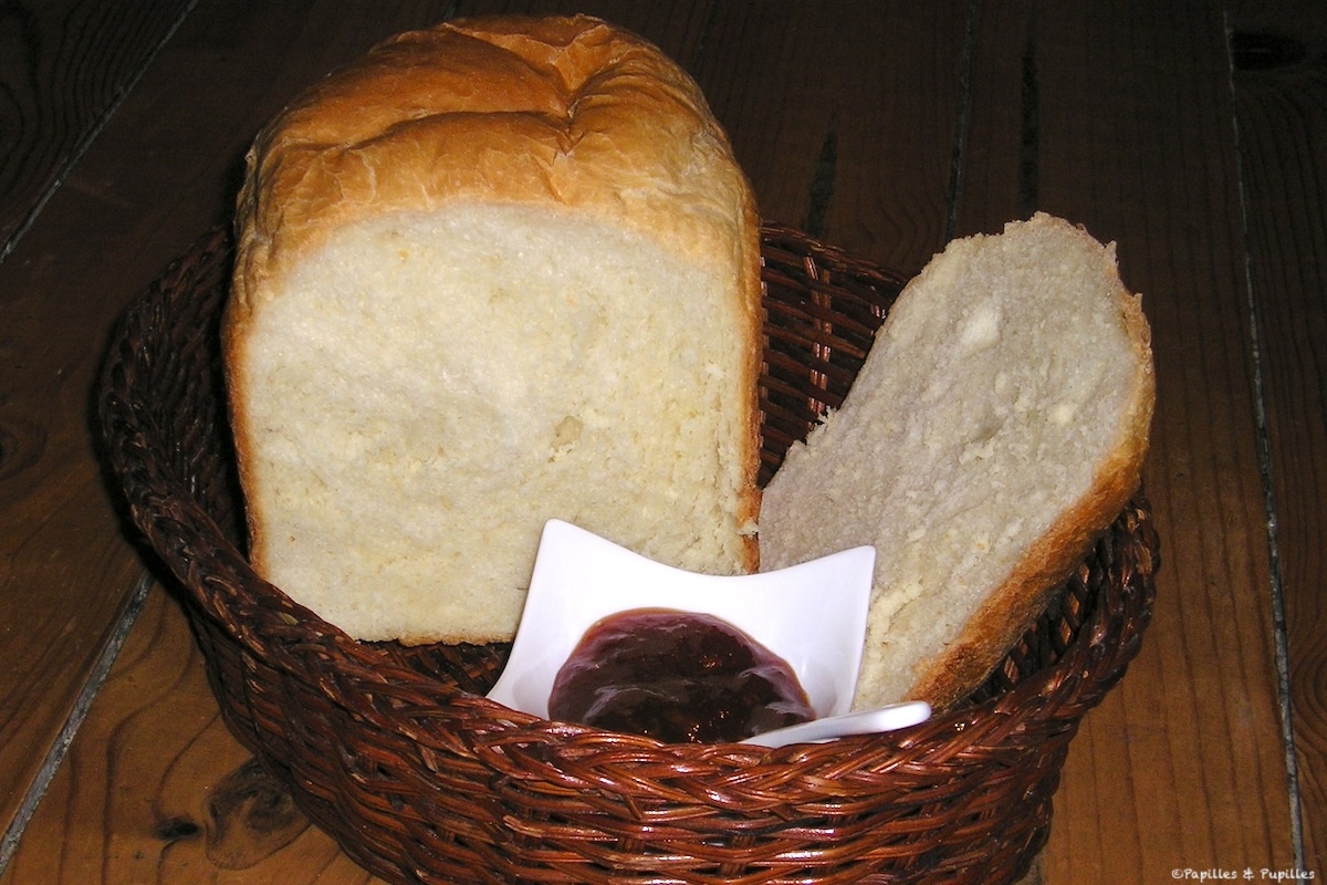 Pain de mie en machine à pain