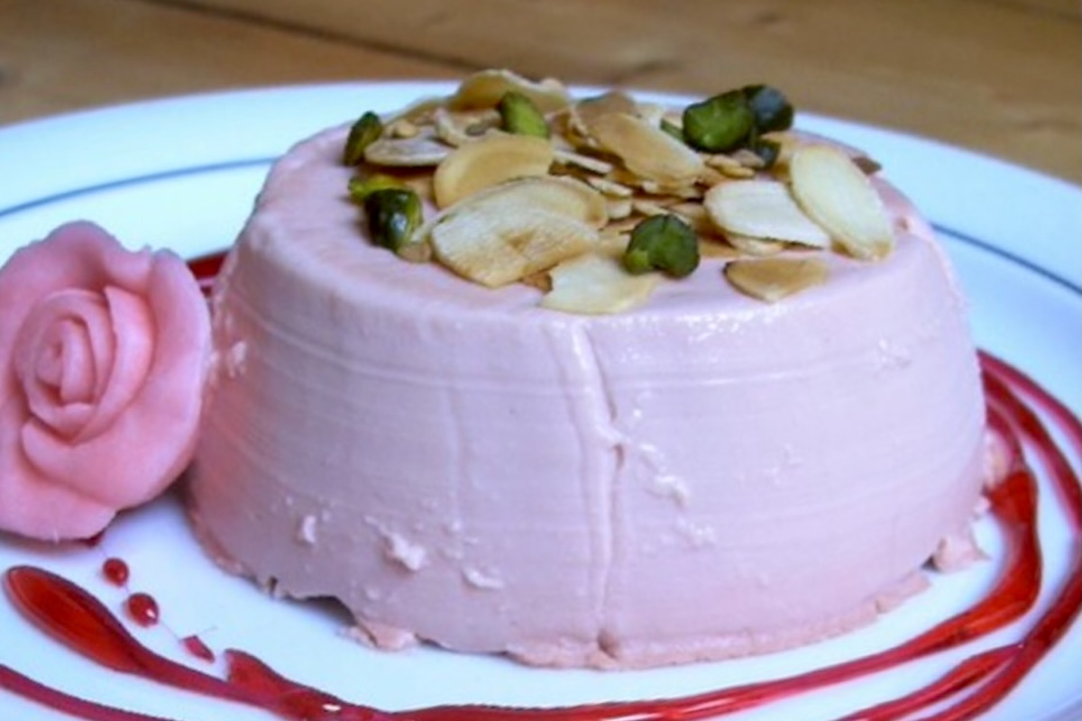 Pannacotta à la rose