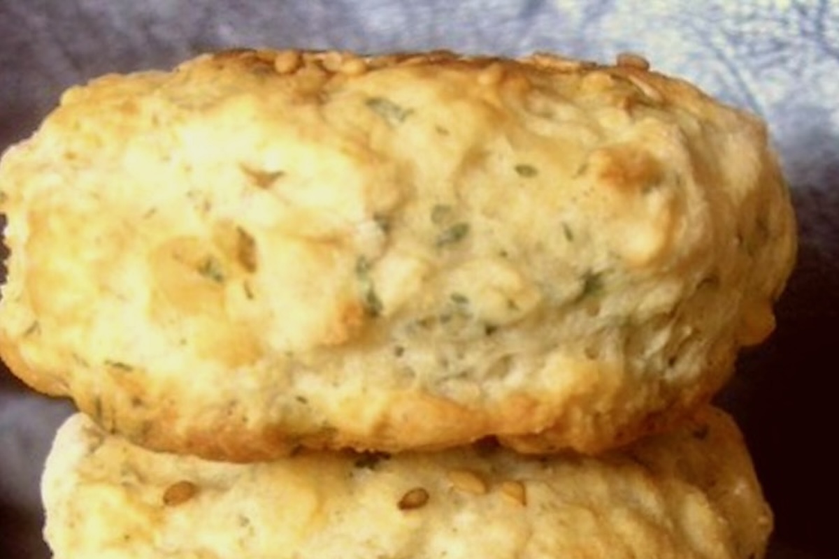 Scones salés au persil sans œufs