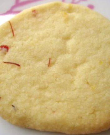 Sablés au safran sans oeufs