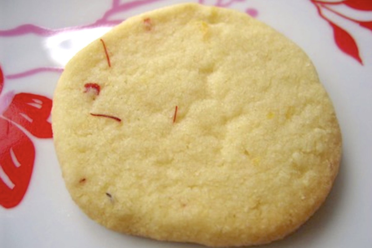 Sablés au safran sans oeufs