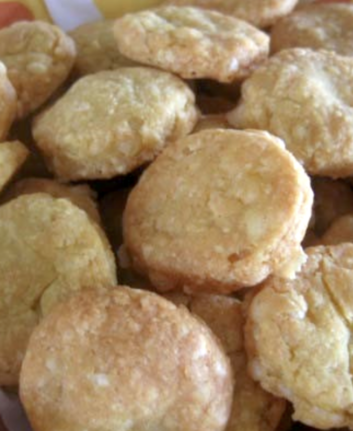 Biscuits salés au curry et au fromage, sans oeufs