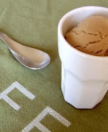 Glace au café sans oeufs