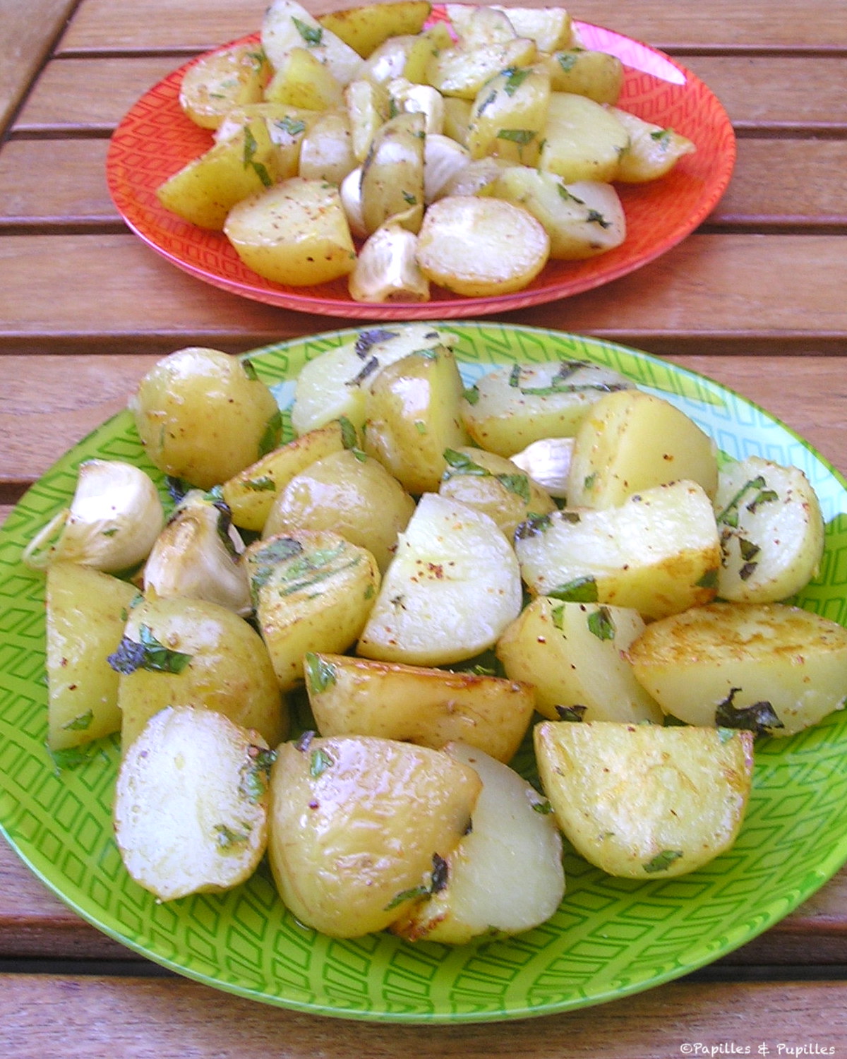 Pommes de terre de Noirmoutier à la menthe et au citron