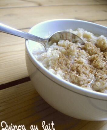 Quinoa au lait
