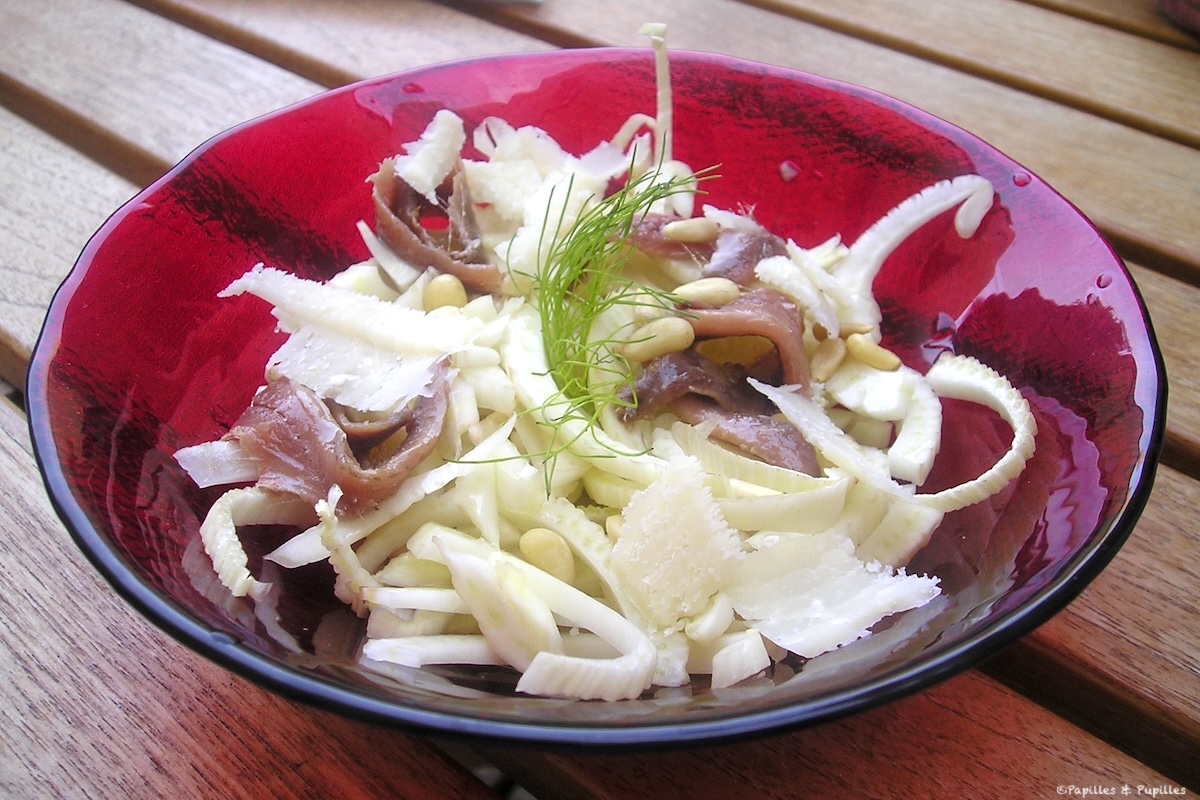 Carpaccio de fenouil au Parmesan