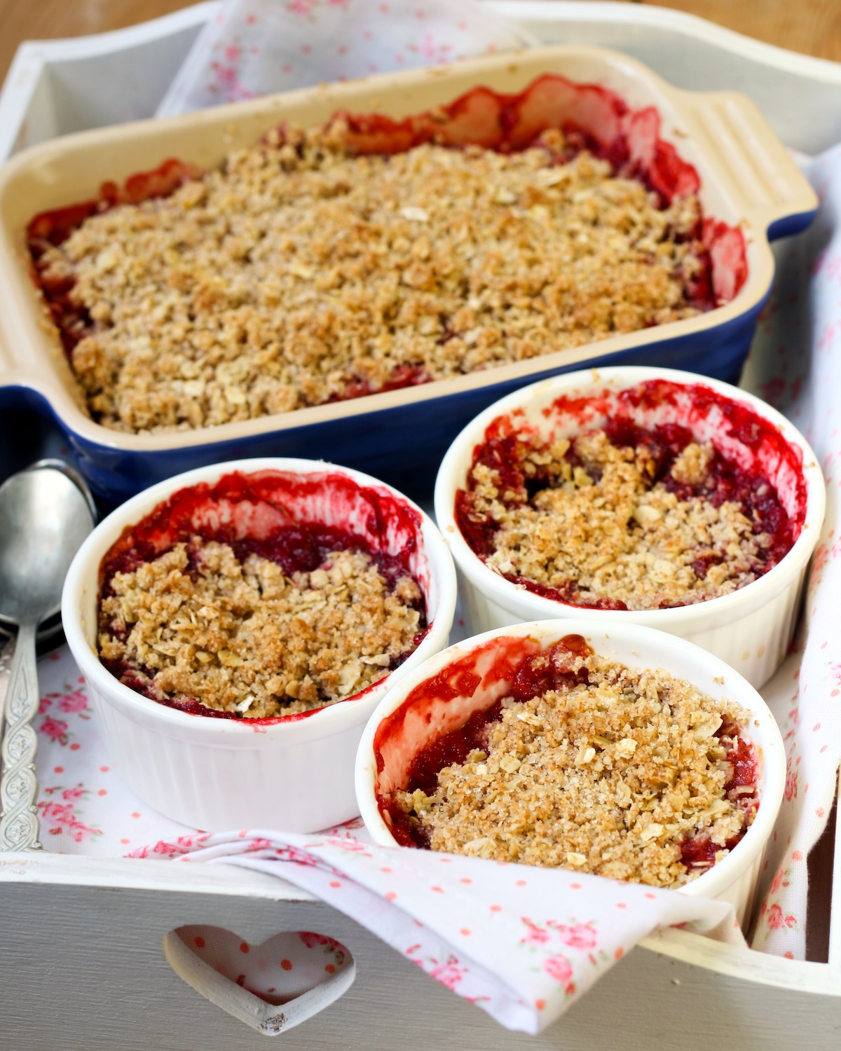 Crumble aux fruits d'été sans oeufs ©Shutterstock