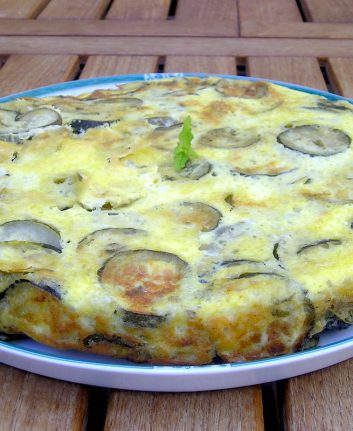 Flan de courgette à la menthe