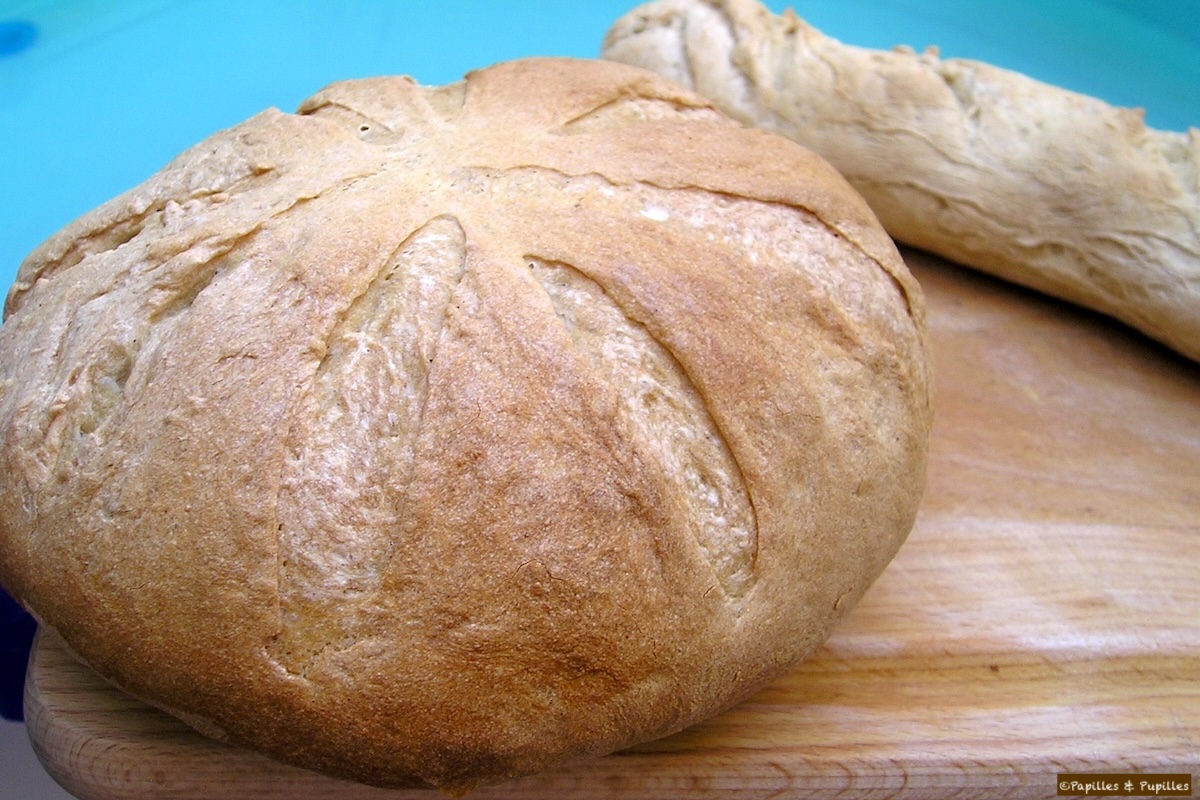 Pain blanc sur poolish