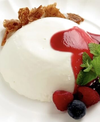 Pannacotta au yaourt sans oeufs sans gluten