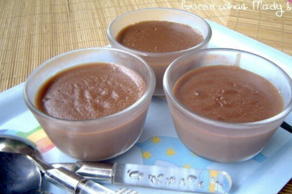 Crèmes au chocolat sans oeufs