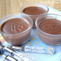 Crèmes au chocolat sans oeufs