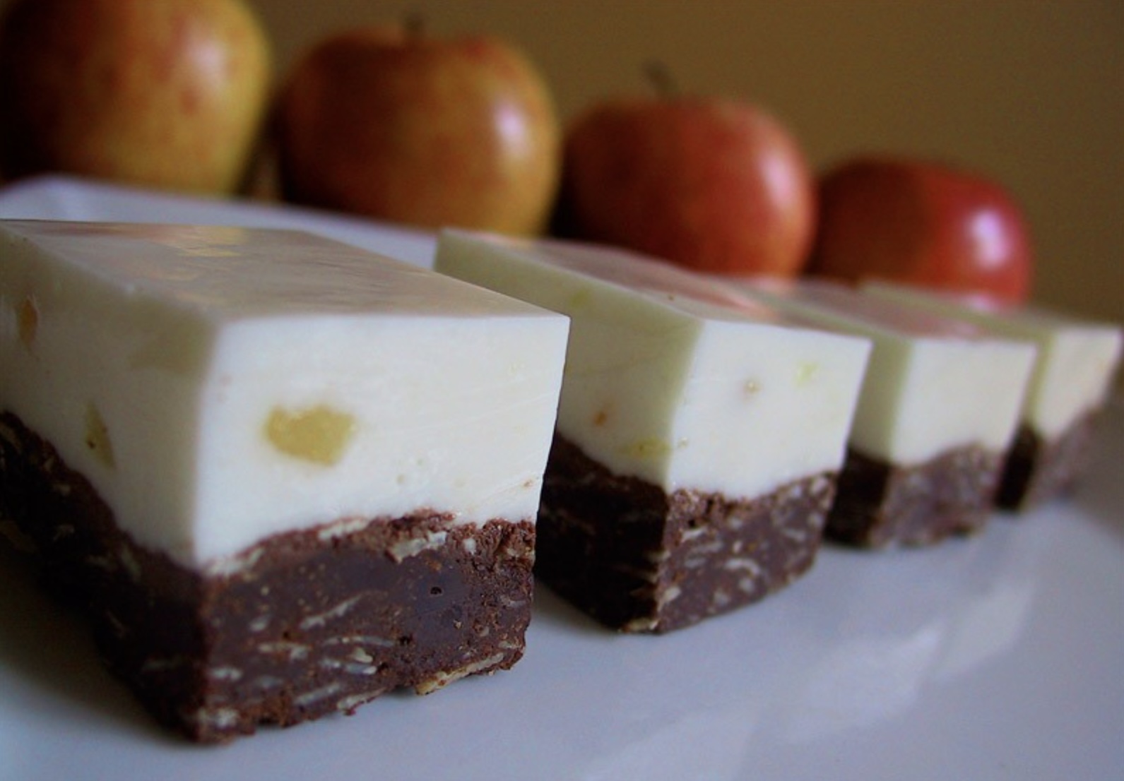 Carrés au chocolat et à la fève tonka 