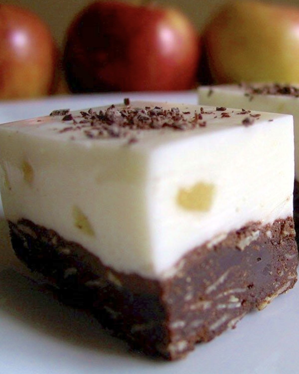 Carrés chocolatés à la fève tonka sans oeufs