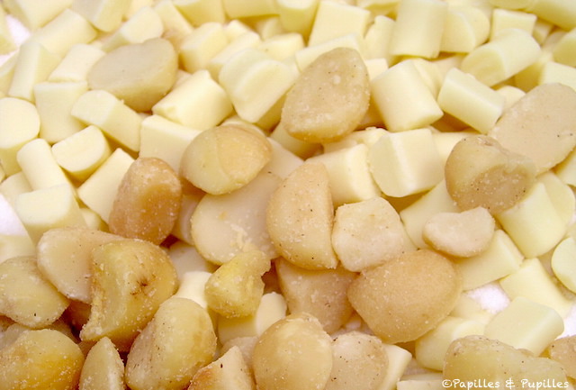 Chocolat blanc et noix de Macadamia