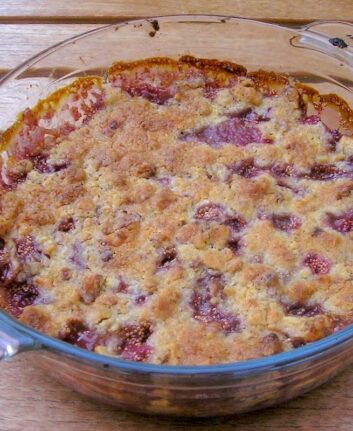 Crumble figues noix