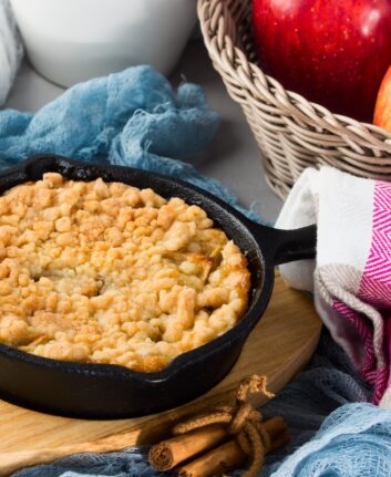 Crumble pommes noisettes ©Shutterstock