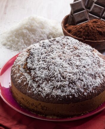 Gâteau chocolat coco sans oeufs ©Shutterstock