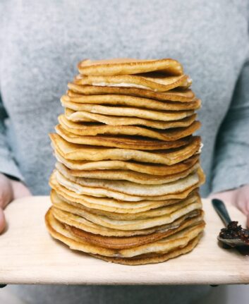 Pancakes au citron et au lait d’amande sans oeufs sans lait ©Pixabay