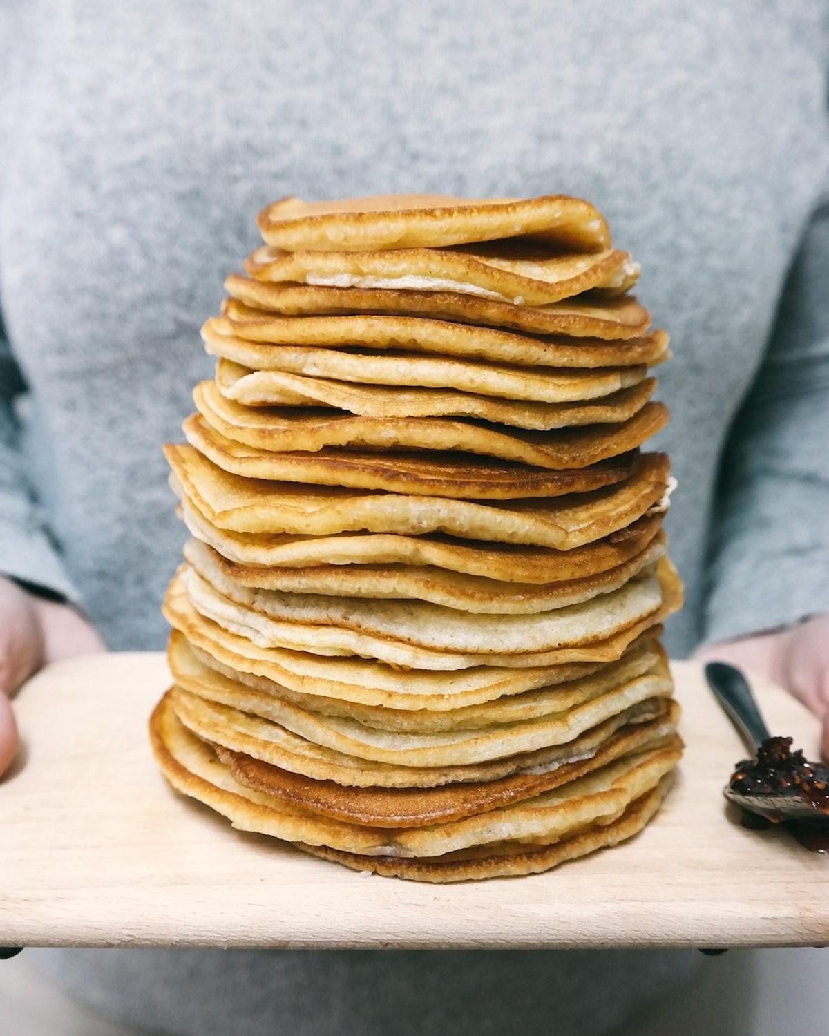 Pancakes citron et lait d’amande