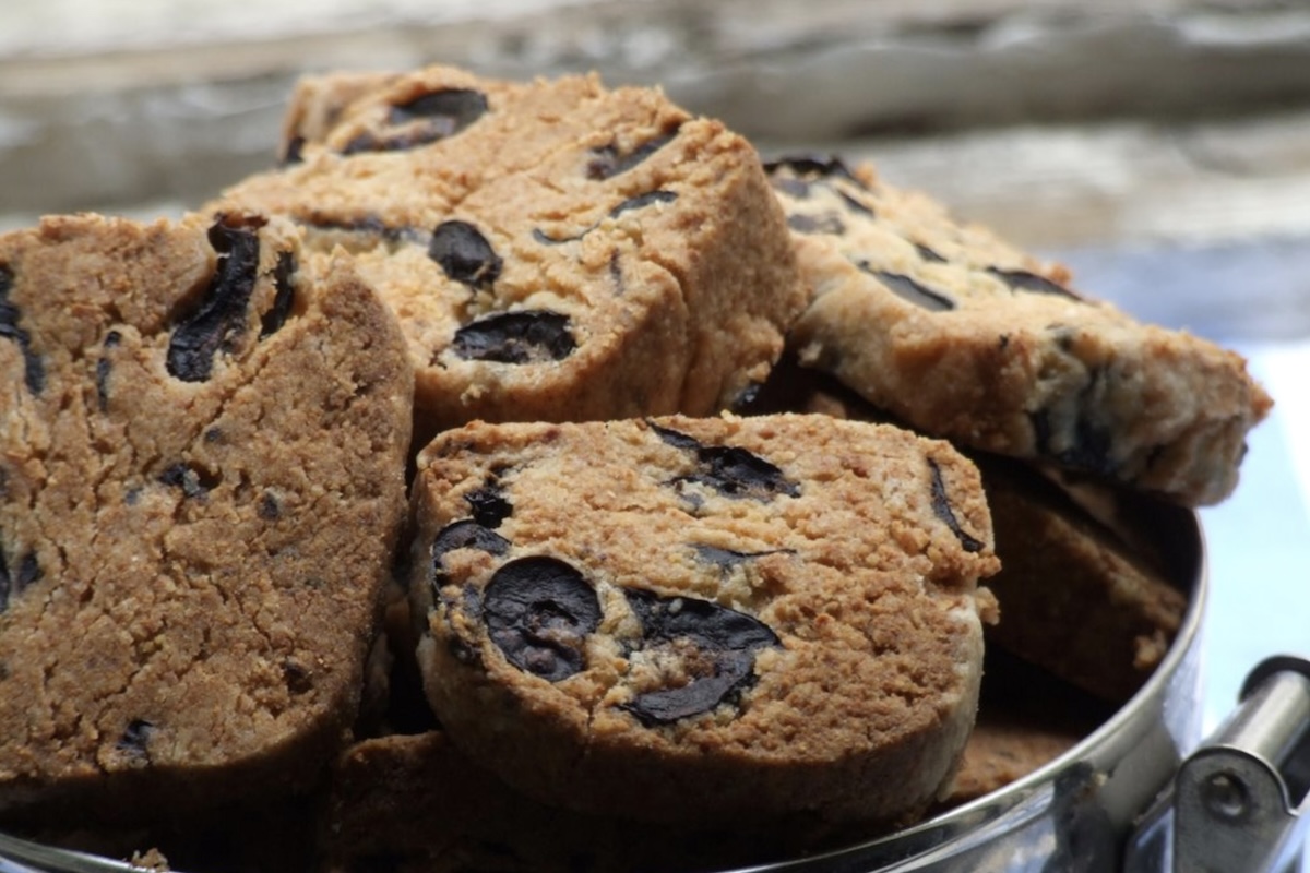 Sablés aux olive et au Parmesan