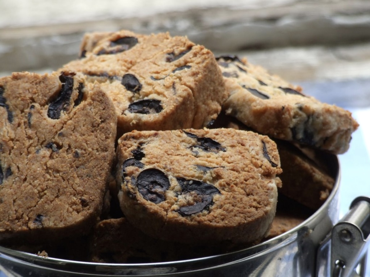 Sablés aux olives et au Parmesan sans oeufs