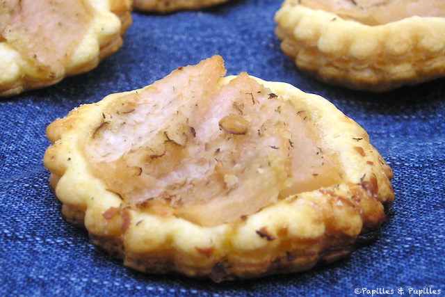 Feuilletés aux poires et à la fève Tonka