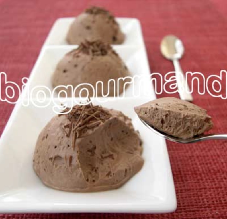Mousse au chocolat sans oeufs sans lait