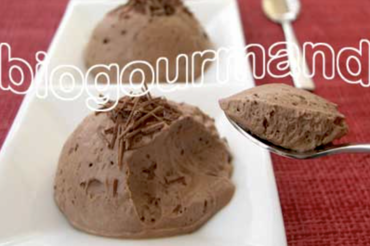 Mousse au chocolat sans oeufs sans gluten sans lait