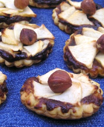 Petits feuilletés aux pommes et Noisettines