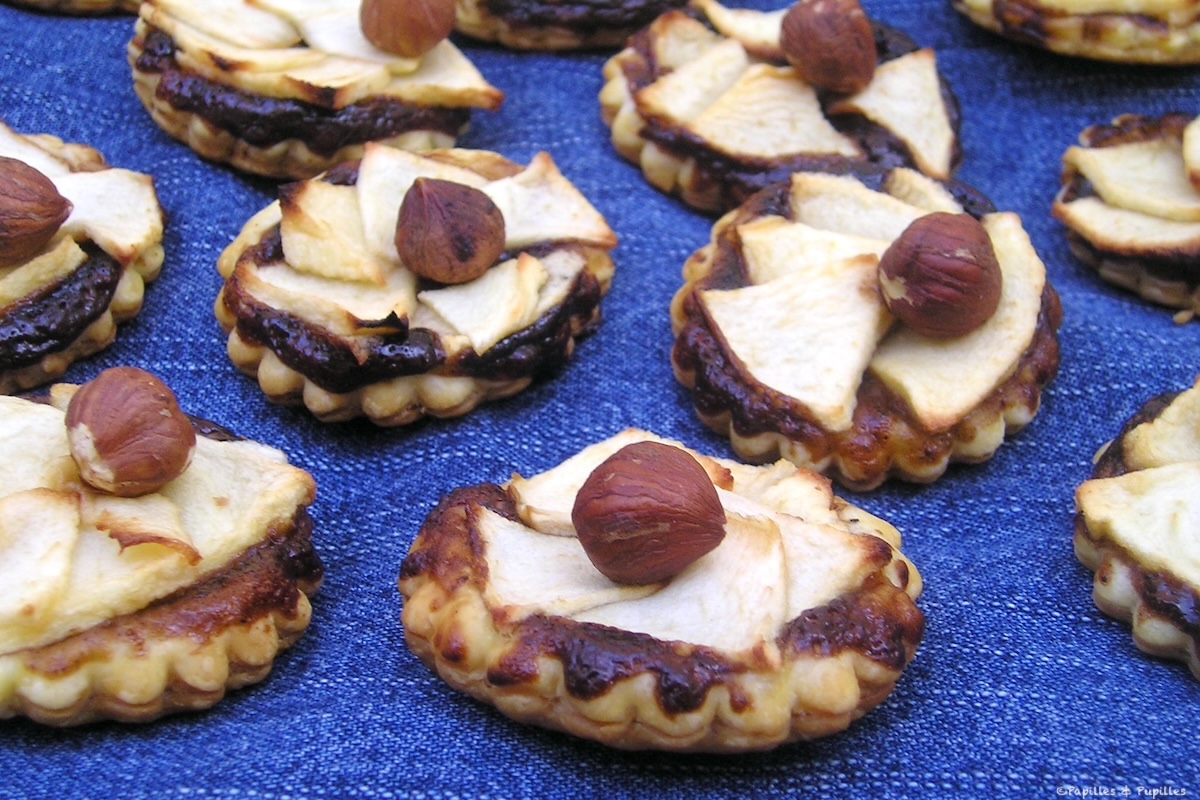 Petits feuilletés aux pommes et Noisettines