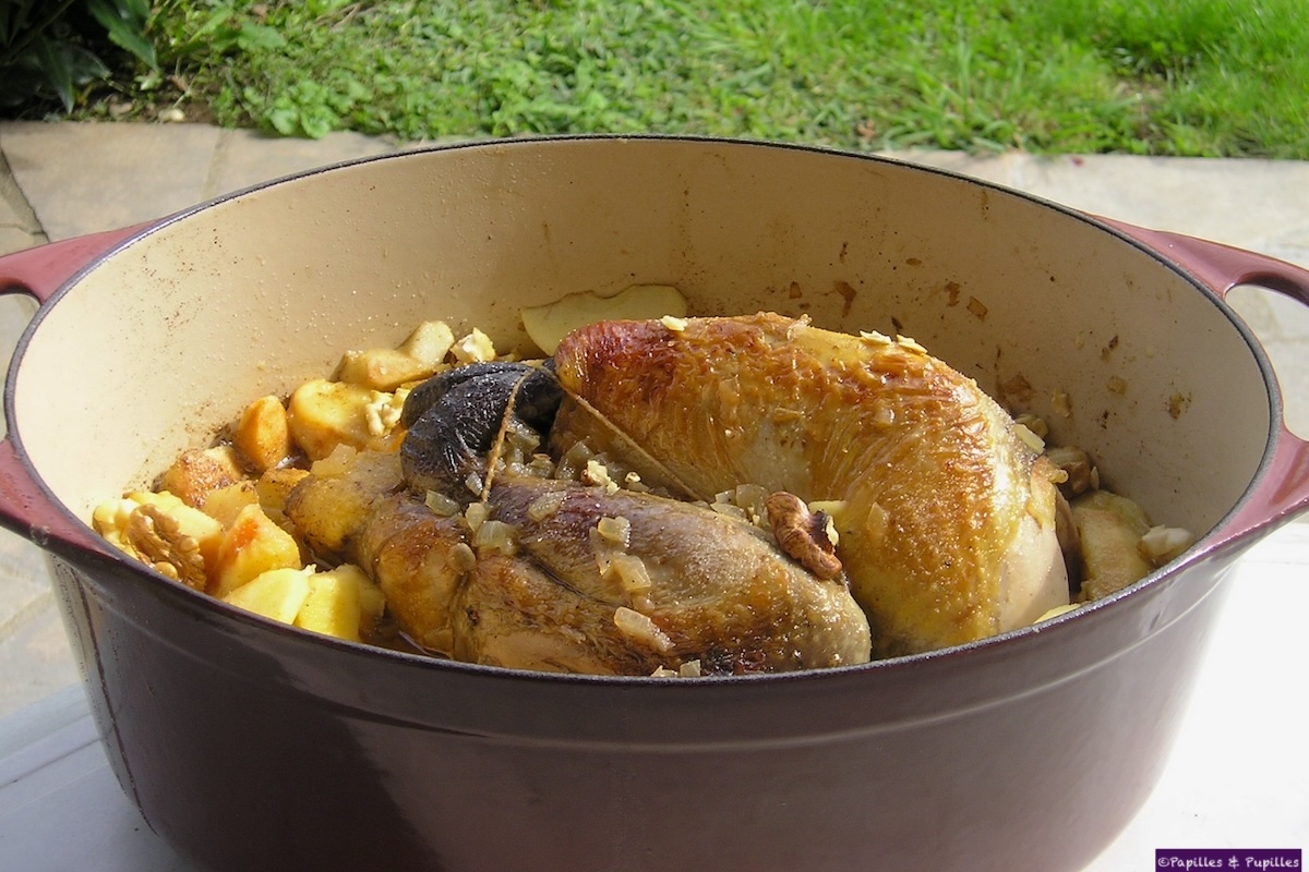 Pintade aux fruits d'automne