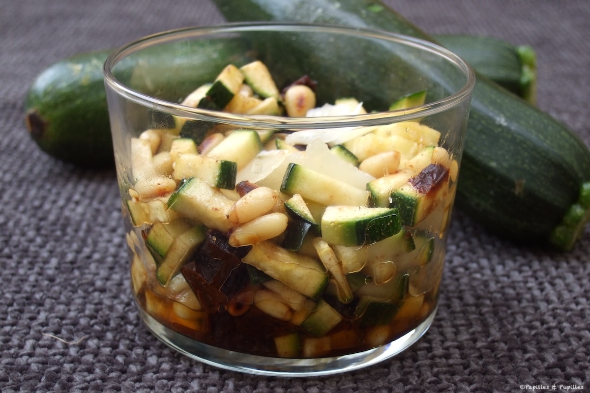 Tartare de courgettes