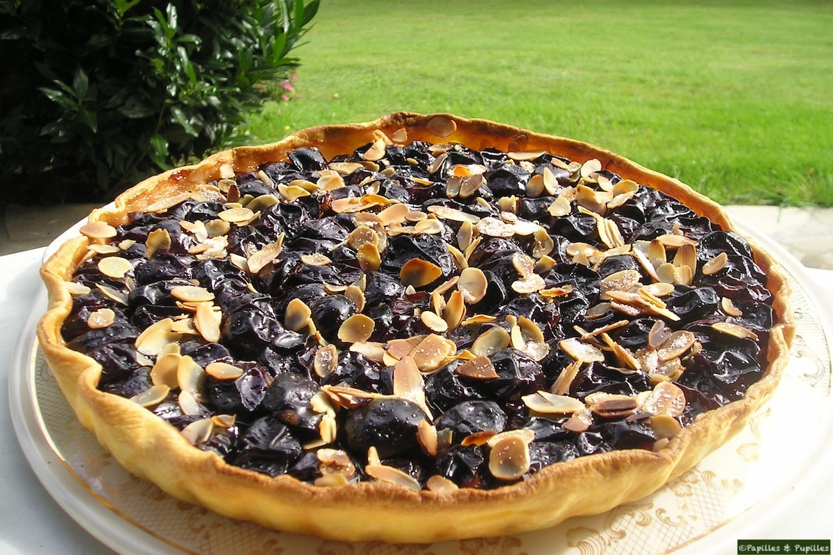 Tarte aux quetsches et aux amandes