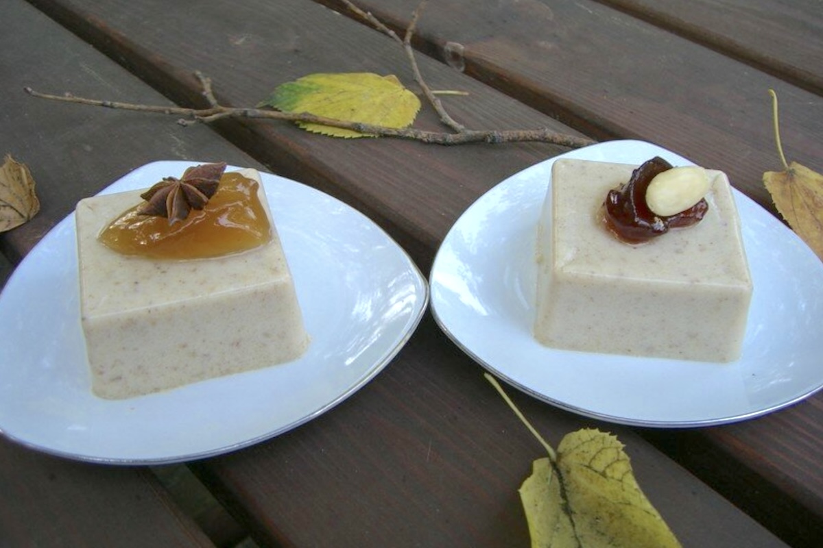 Délice de lait de dattes sans oeufs, sans lait, sans gluten